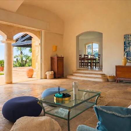 Villa Magnifique Provencal Avec Piscine Et Vue Antibes