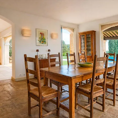Magnifique Provencal Avec Piscine Et Vue * 昂蒂布